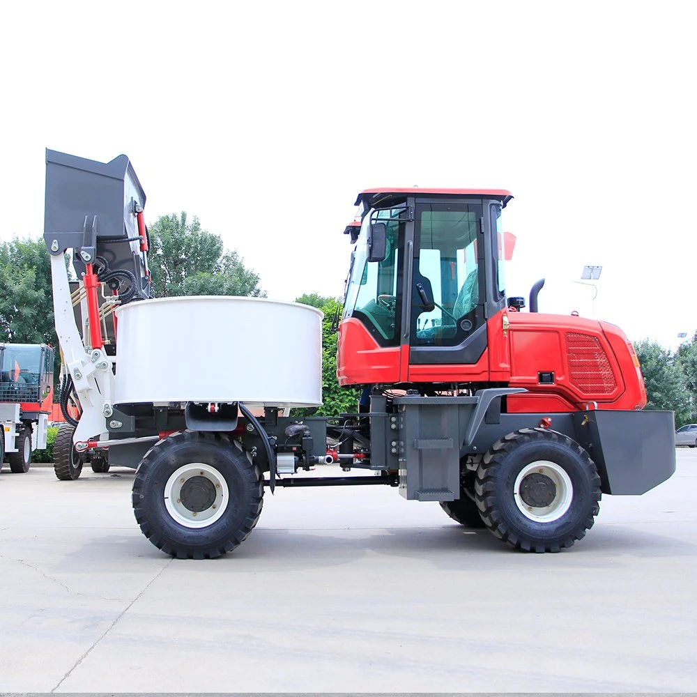 Small Concrete Mixing Truck Self Loading Mixer Vehicle