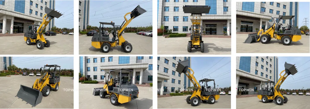 Small Electric Wheel Loader Mini Battery Powered Wheel Loader