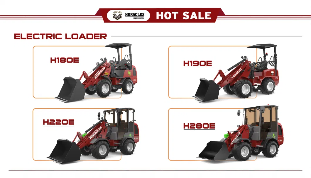 Heracles H280e Electric Mini Loader with Hydraulic System: Smooth Operation, Precise Control, Ideal for Demanding Tasks&quot;