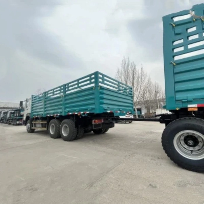 HOWO 6X4 Heavy Loading Capacity Fence Cargo Laden Road Vehicle