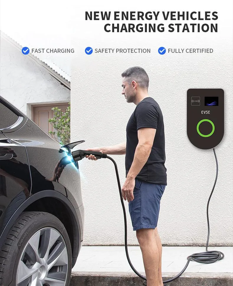 Type 2 Wall Mounted Smart Home Electric Vehicle Charging Station 7kw 11kw 22kw AC Electric EV Car Charger