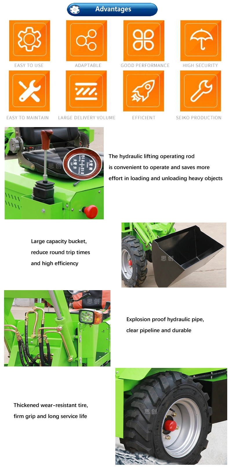 Mini Electric Wheel Loader Battery Loader Wholesale Manufacturer