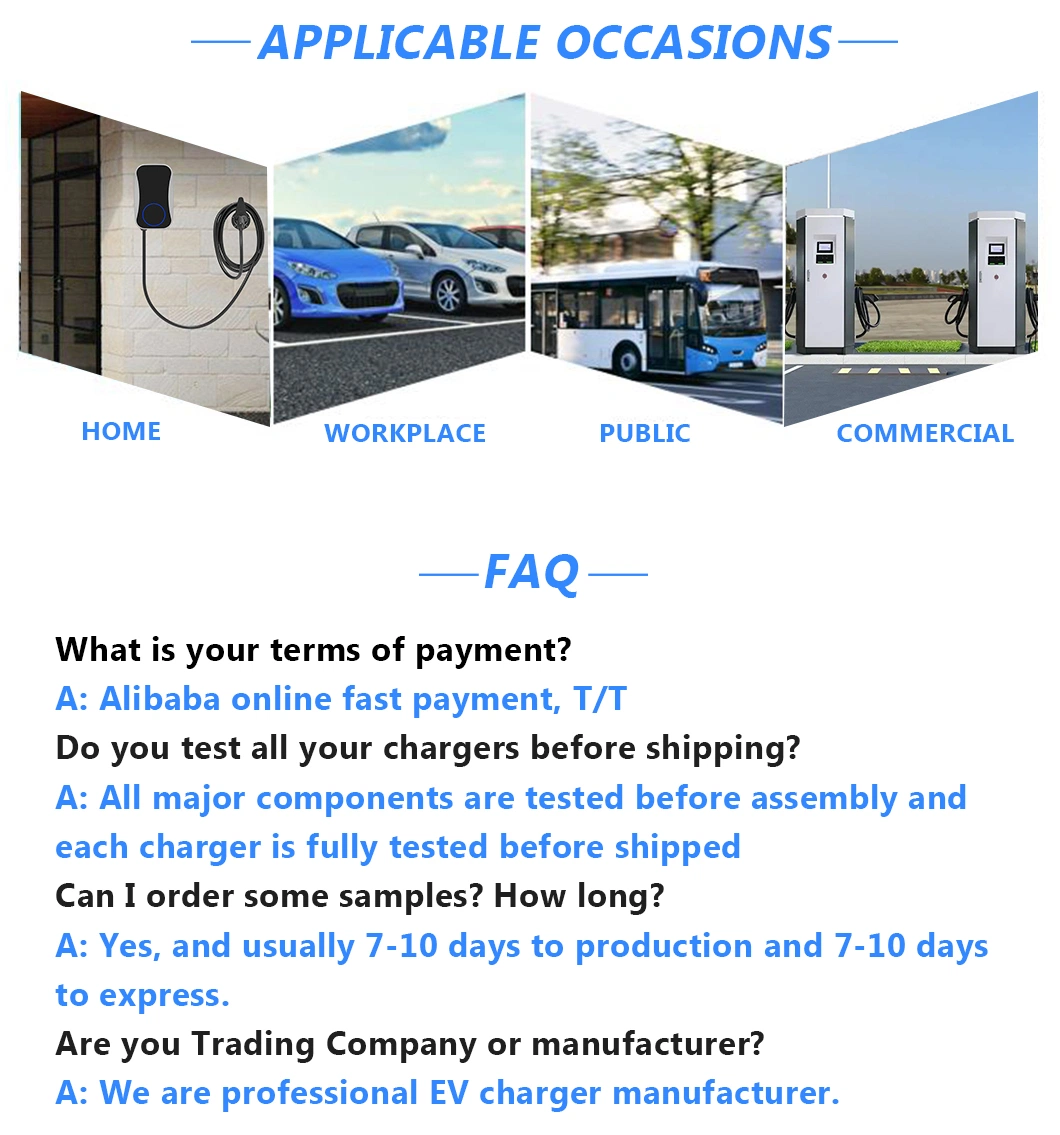 200kw DC EV Charger Electric Vehicle Fast Charging CCS2 Commercial EV Car Charging Stations for Sale