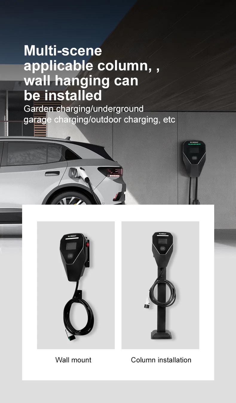 IP65 Waterproof Electric Vehicle Smart Home European Type 2 Car EV Charging Station 7kw 11kw 22kw 32A EV Charger Wallbox