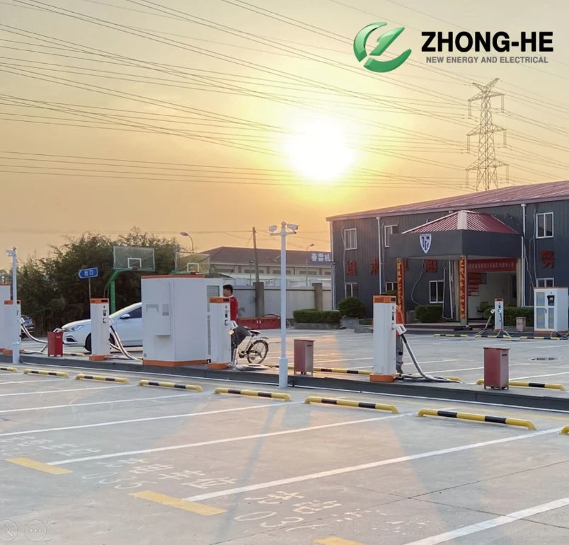 Zhonghe High Charging Rates DC Fast EV Charging Staiton Car Charger CCS2/Gbt