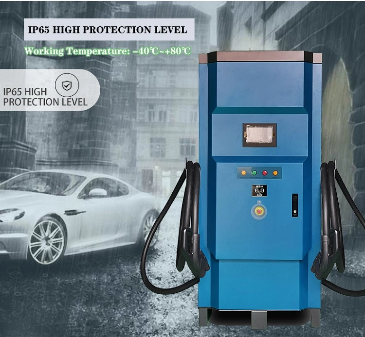 Hot Sale 60kw DC Fast EV Charger Station Commercial GB/T Electric Vehicle Charging Pile Ocpp1.6