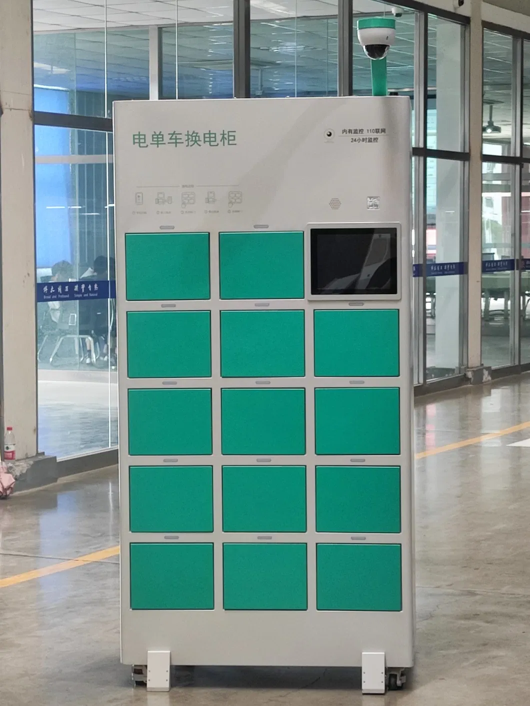 Dpc Bestselling High-Reliability Battery Swapping Cabinet (14 Compartments) Electric Vehicle Charging Station