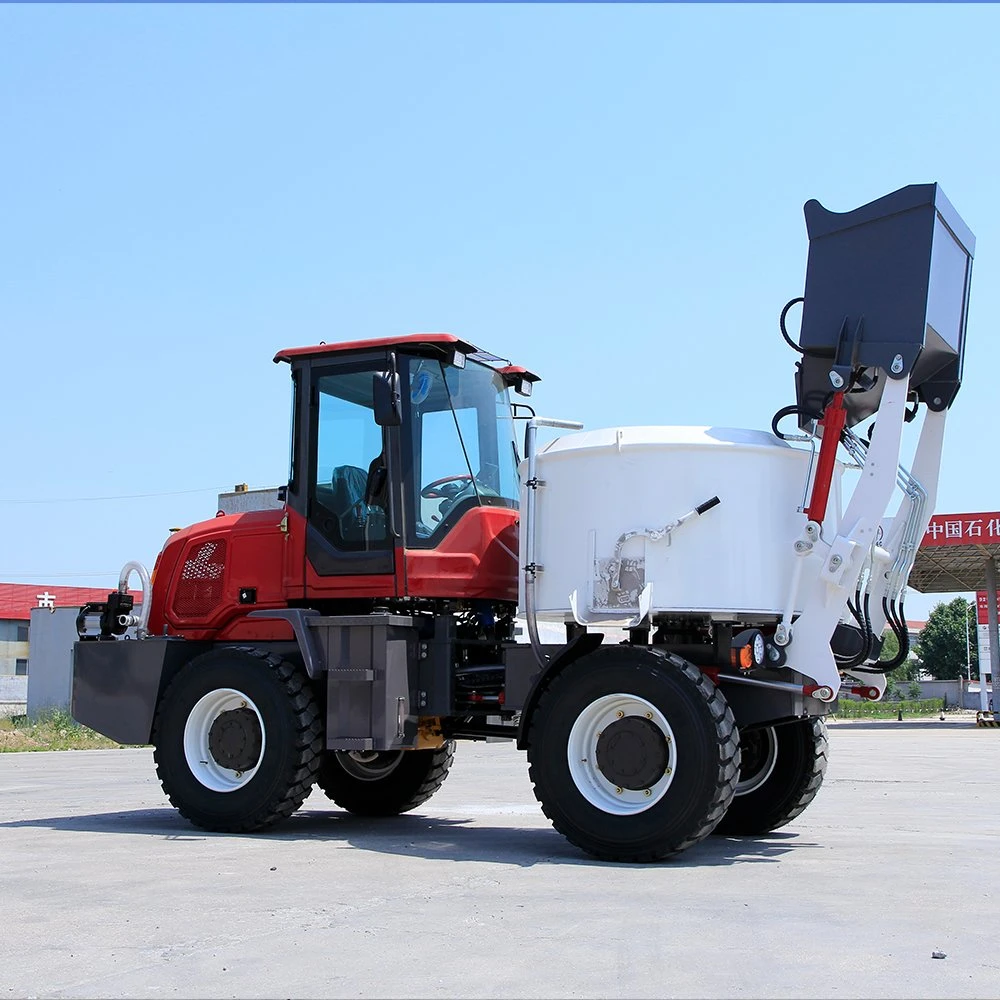 Small Concrete Mixing Truck Self Loading Mixer Vehicle