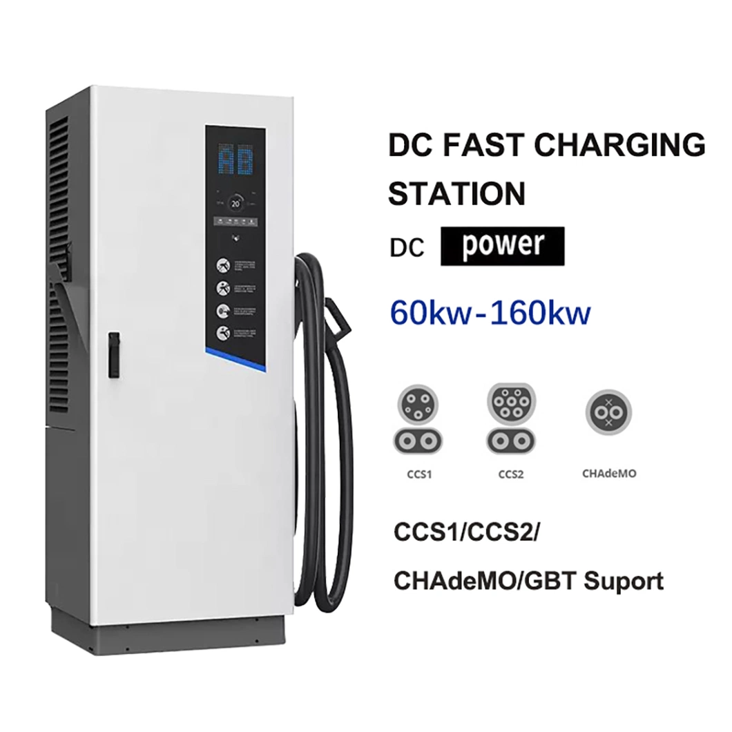 Commercial CCS1 CCS2 Chademo Gbt 120kw 160kw 180kw 240kw DC Fast EV Charging Station DC Charging Point with CE TUV Certificates