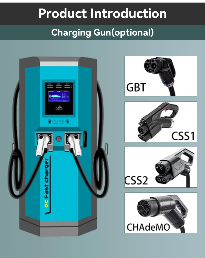 Fast Electric Car EV Charger Charging Station 120kw Floor Mounted DC Electric Vehicle Car EV Charging Pile for Sale