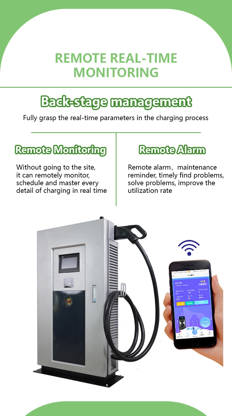 Commercial Smart Ocpp 1.6 CCS 60kw DC EV Charger Manufacturer Electric Vehicle Bus Car Charging Pile