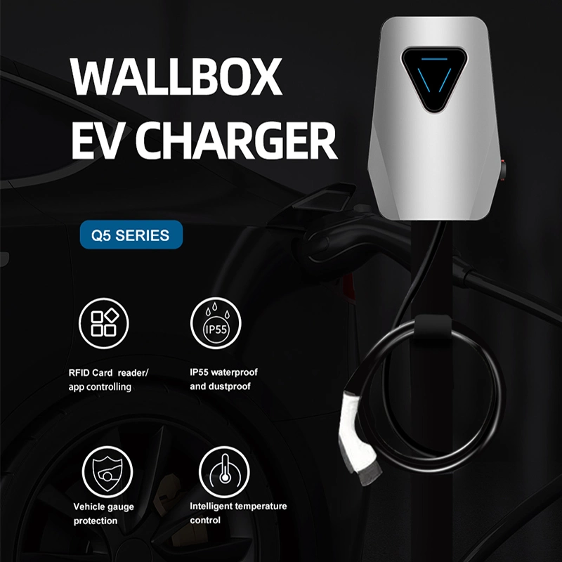 Factory Electric Vehicle Charger 22kw 3 Phase Wallbox EV Charger Level 2 Electric Car Charging Station Portable Car Charging Station