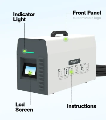 Alimentatore per stazione di carica CC 20 kw portatile tipo veicolo elettrico <a href='/stazione-di-ricarica/'>Stazione di ricarica</a> per auto caricatore per auto mobile per auto pile Caricabatteria