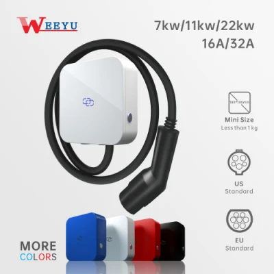 Caricabatterie da auto EV tipo 2 32A Wi-Fi EVSE monofase <a href='/veicolo-elettrico/'>Veicolo elettrico</a> a 3 fasi da 7 kw 11kw 22 kw wallbox Fast Home <a href='/stazione-di-ricarica/'>Stazione di ricarica</a>