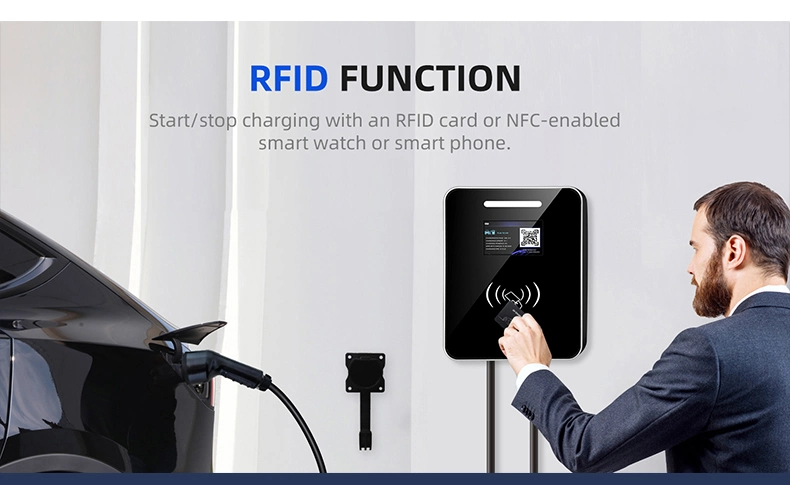 Type 2 7kw 11kw 22kw Smart Home EV Charger 1 Phase 3 Phase 16A 32A Electric Car Charging Station