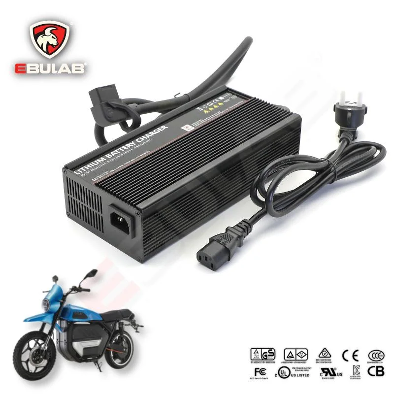 Portable Smart Electric Vehicle Scooter 72V off Board Lithium Li-ion Battery Charger 84V 5A 20s