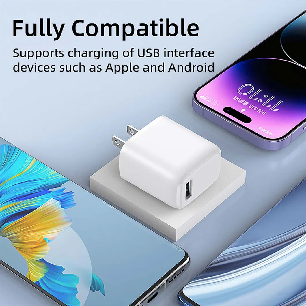 Fast 20W Smartphone Charger for Samsung iPhone QC3.0 20W Fast Home Charger USB-a 20W Phone Charging Adapter Smartphone Accessories Wholesale