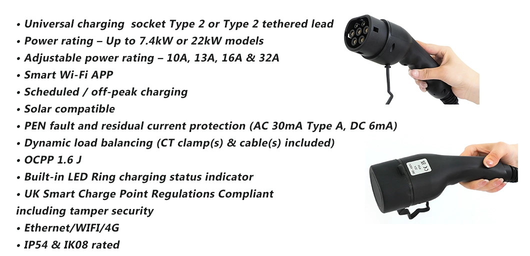 Waterproof Custom Type Manufacture Direct Supply Electric Vehicle Charging Station EV Charger