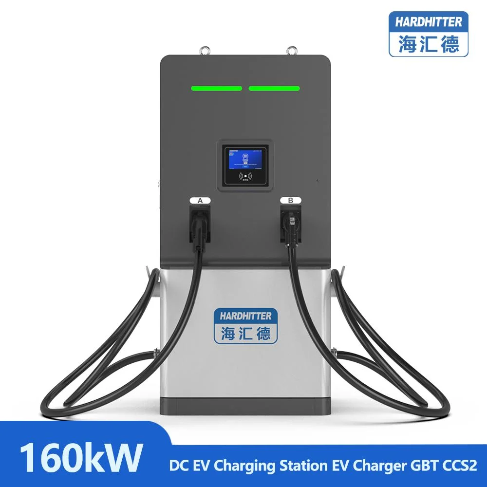 New Energy Vehicle Charging Pile 160kw DC Fast EV Charger Dual Guns CCS2 Connector Electric Car Charger Commercial Electric Vehicle Charging Station