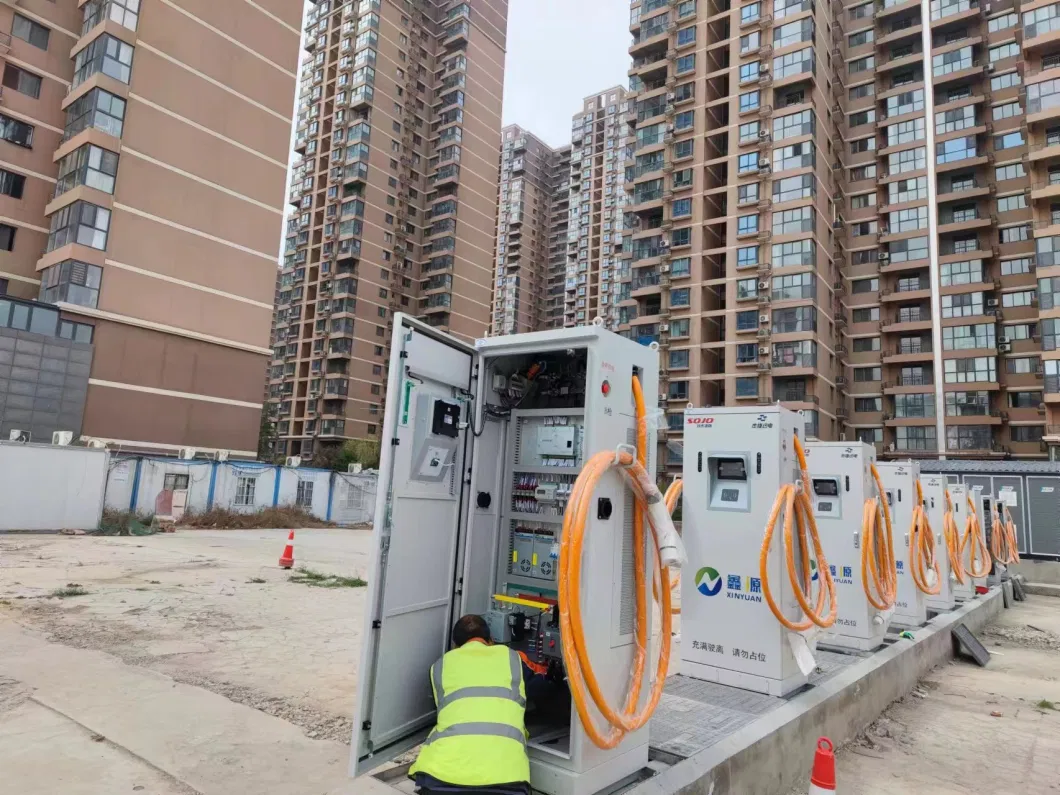 80kw Floor Standing EV Charger - CE Certified Single Gun