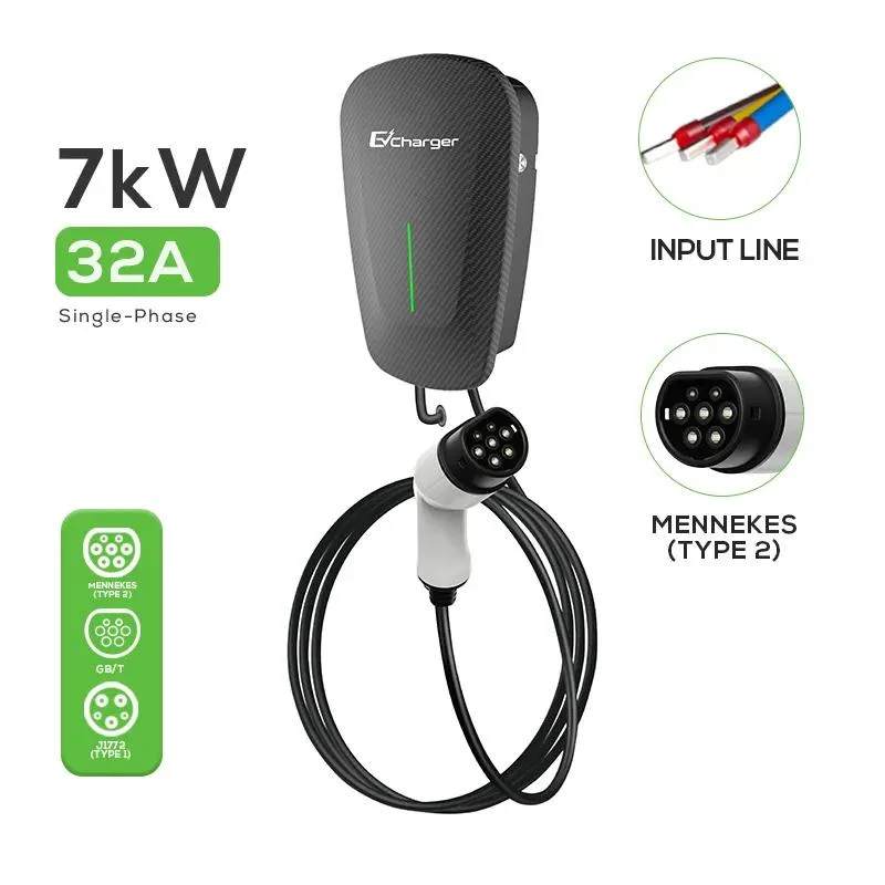 Home Smart 10A 16A SAE J1772 Type 1 Portable EV Charging Level 2 Battery Charger