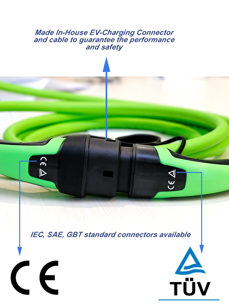 Us Standard Portable EV Charger up to 32A Work with 120V or 240V