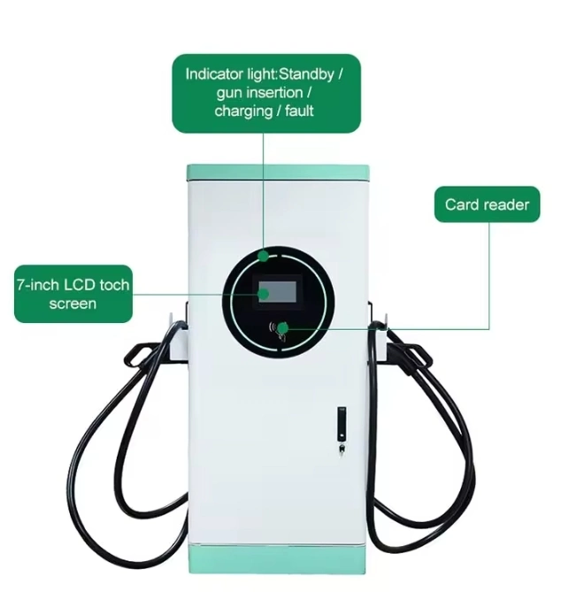 Dcfc CCS2 Fast DC EV Charging Station 60kw/120kw/180kw/350kw