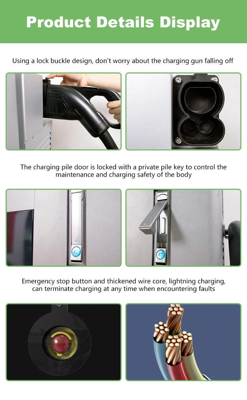 30kw 40kw 60kw Smart EV Charger Fixed Installation EV Charging Station Is Suitable for All Common EV Charging Piles