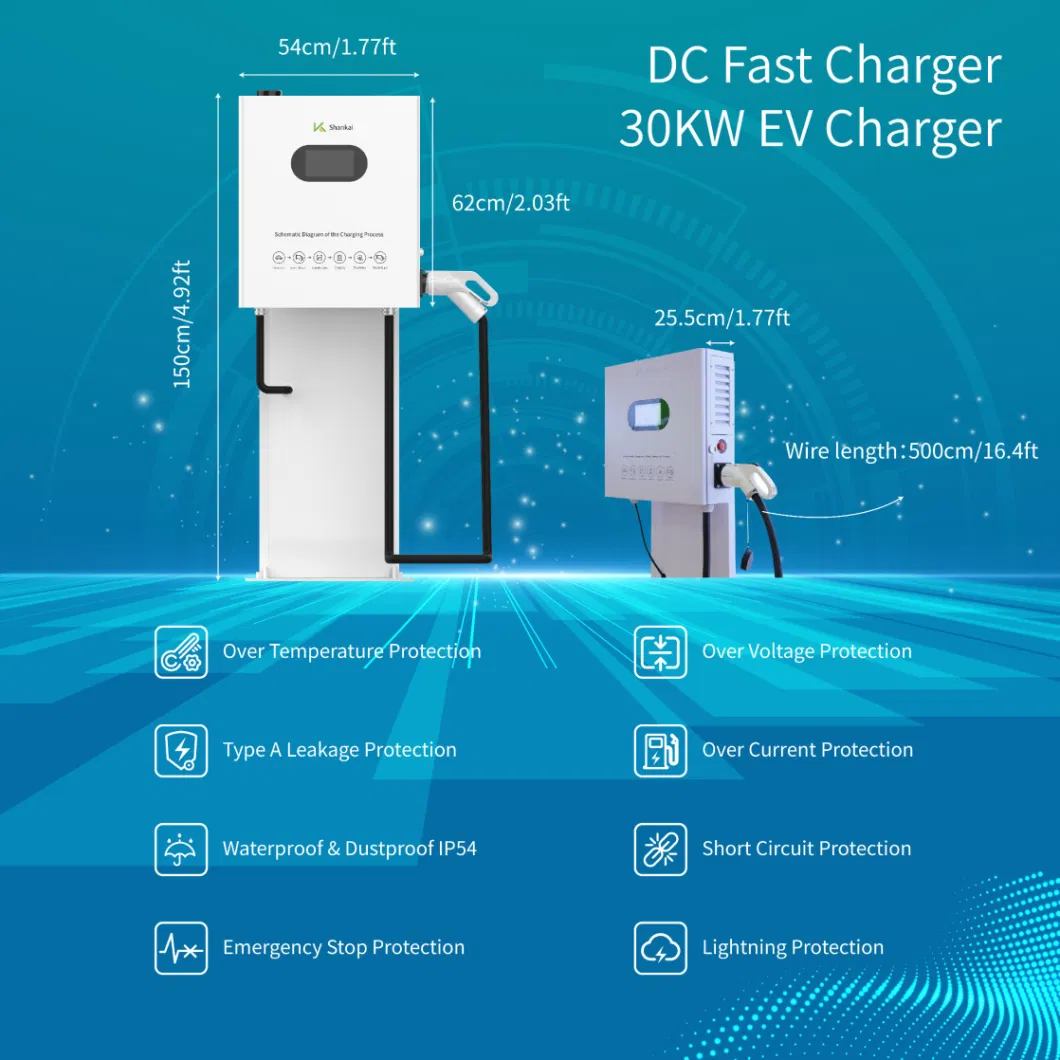 Top EV Charging Company Mobile DC Electric Car Charger 20kw 30kw 40kw