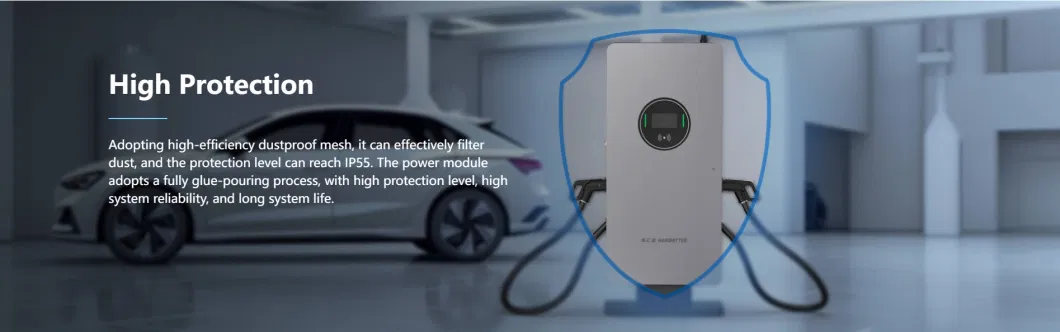 60kw 80kw DC Electric Car Charger EV Charging Points Stations Chargepoint Integrated Single Gun