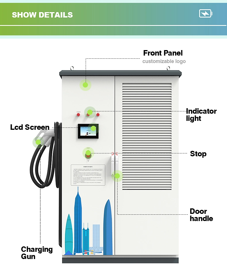 Commercial Public DC Bus EV Fast Charging Station 300kw 360kw 480kw CCS1 CCS2 Gbt Best Project Company Chademo EU UK Smart EV Charger for Truck