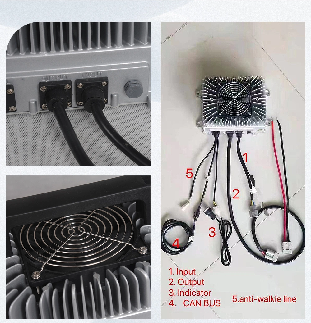 Deligreen Charger on Board Obc 3.3kw 72V 40A EV Obc Charging Battery Charger for Tesla Charger