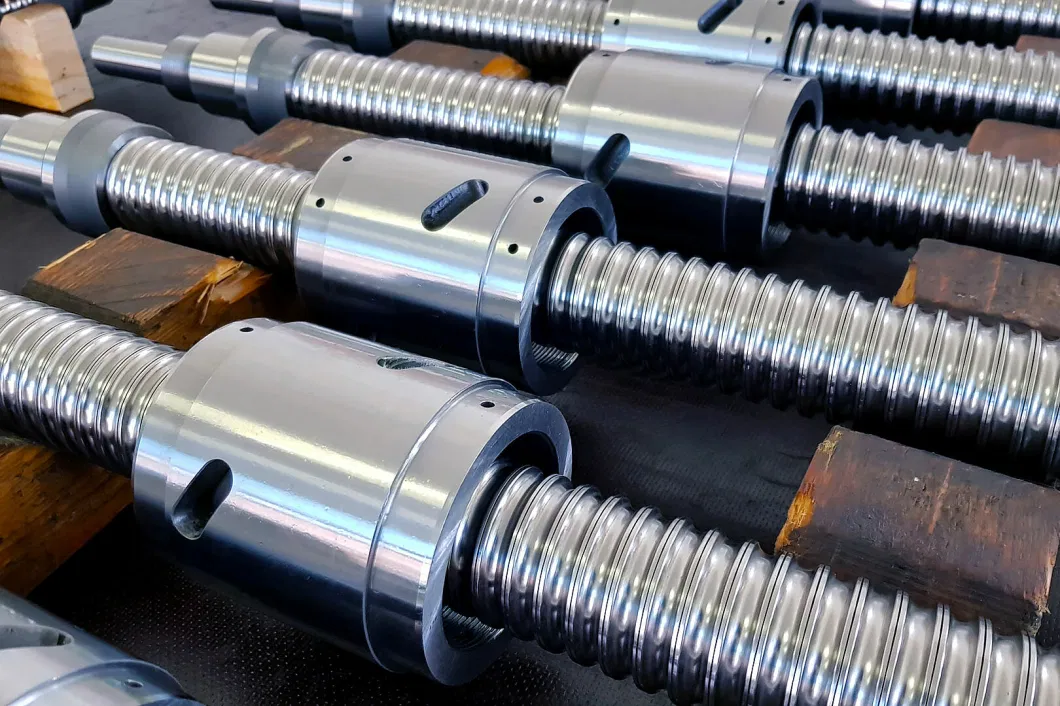 Manufacturing Grinding Ball Screws Diameter40mm 50mm Recirculating. Roller Screw Rexroch Electrification