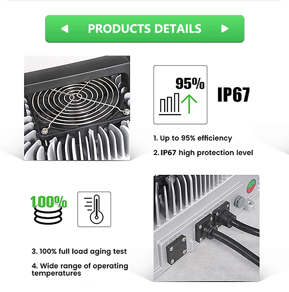 Deligreen Charger on Board Obc 3.3kw 72V 40A EV Obc Charging Battery Charger for Tesla Charger