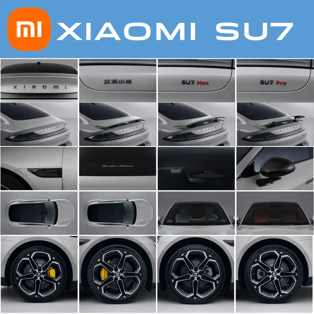 Xiaomi Su7 2024 Electric Vehicle in Stock Long Range 700km 5-Seat EV New Energy Vehicles Adult Large Auto Smart Car