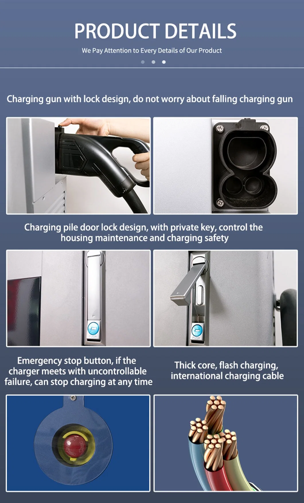 Ultra-Thin Design 60kw CCS2 Gbt Chademo DC Electric Vehicle Charging Station EV Charging Station