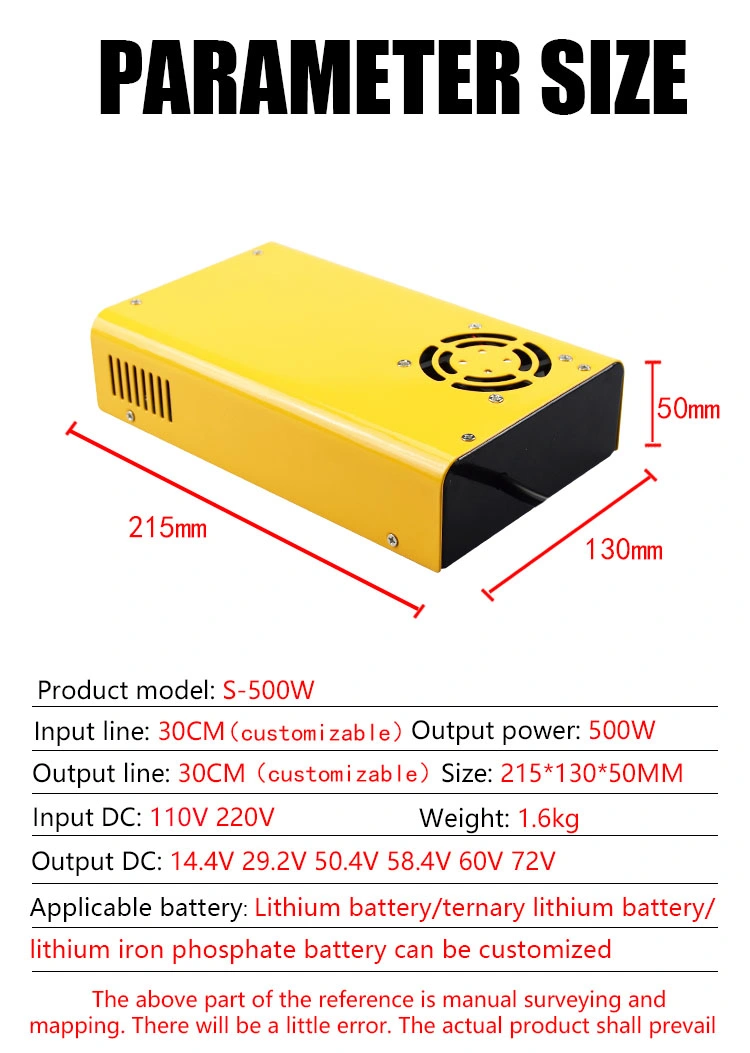 DC Battery Charge Triple Lithium Battery Fast Charger Electric Motorcycle 16.8V 26A