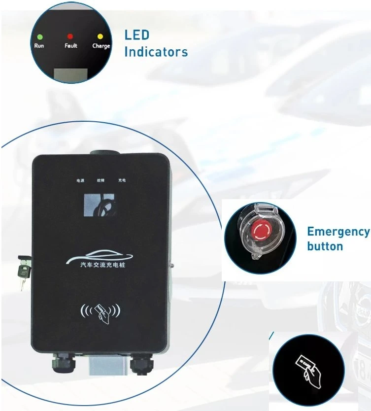 14kw EV Commercial AC Charging Station Car Battery Charger for Electric Vehicle Charging Pile