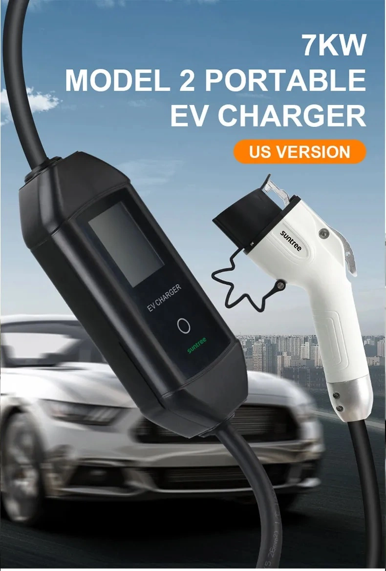 Factory Manufacturer Portable EV Charging Us Version Type1 for Outdoor Camping EV Charger