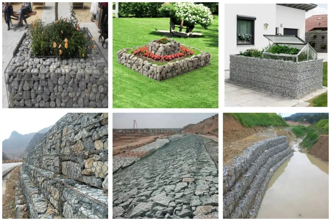 Easy Installation Welded Gabion Box Retaining Wall Galvanized Welded Gabion Basket Galfan Welded Gabion Box