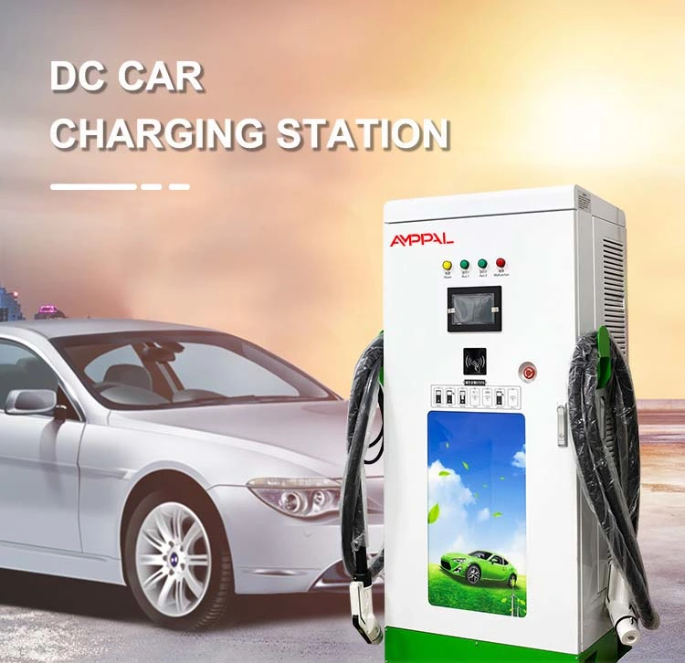 Amppal EV Charger with Dual Guns CCS 60kw-240kw Upright Charging Gun DC Fast Charger EV Charger