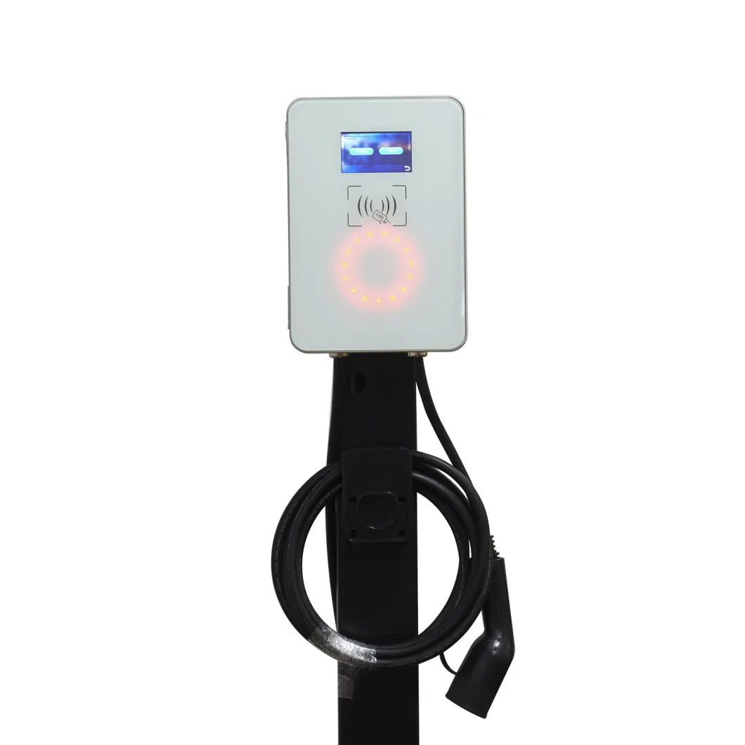 IP65 Home Wall-Mount/Pedestal Electric Vehicle Charging Station Single Phase EV Charger Company