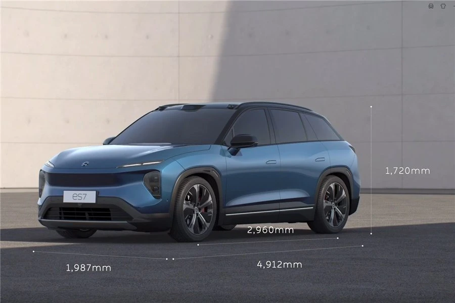 Nio Es7 100kwh New Energy High Speed EV Car Adult Quick Charge Adult Car Cheap Electric Vehicle