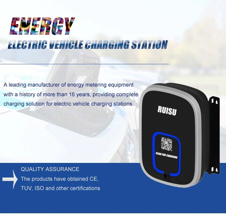 7kw Portable Wallbox &amp; Upright Electric Vehicle Charging Station Car Battery EV Charger