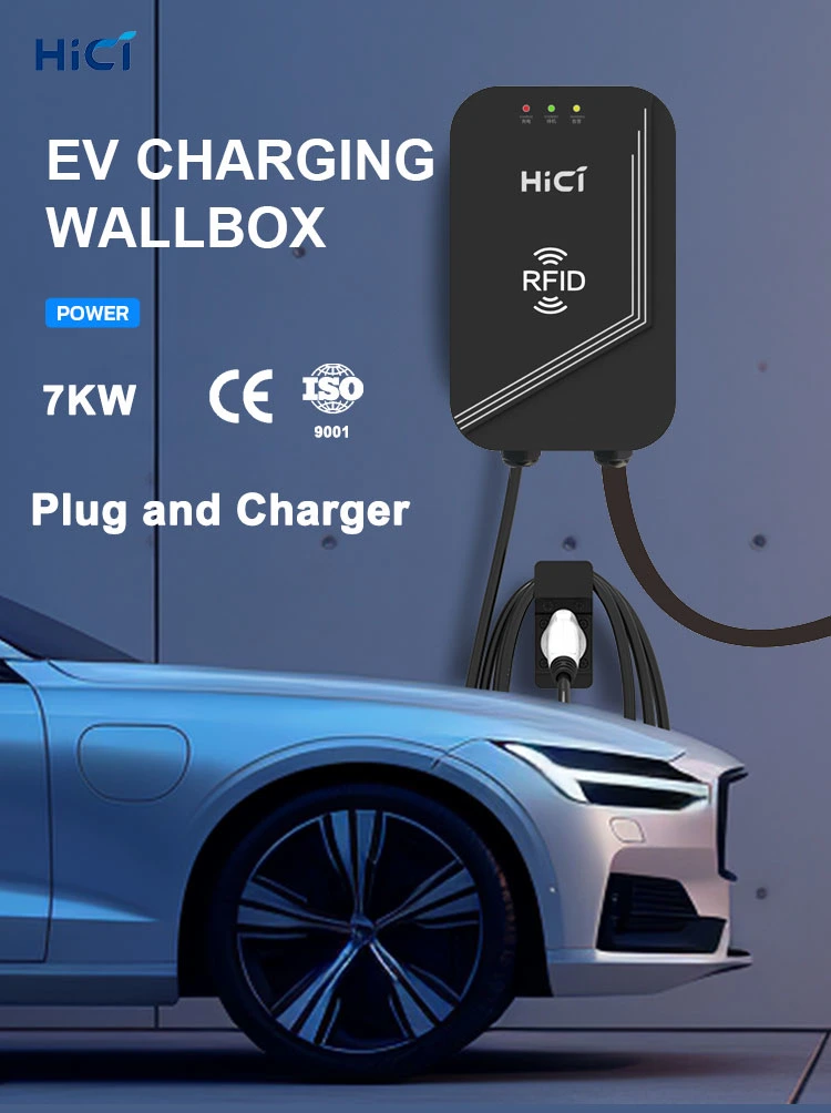 Home EV Charging Station AC Charging Electric Vehicle Charging Point 7kw 11kw 22kw EV Charger