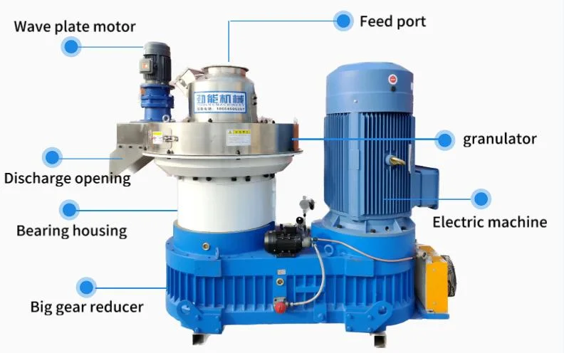 Rice Peanut Shell Biomass Wood Sawdust Bagasse Straw Pellet Machine Fuel Biofuel Instead of Coal Burning Pellet Machine Equipment