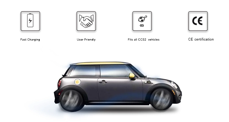 Intelligent Mobile DC EV Charging Station 30kw CCS2 Connector for Emergency Use