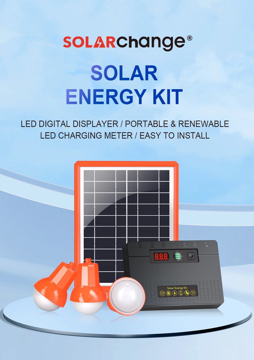 Lighting Africa 5W Solar Solar Home Charging Station for Indoor Use