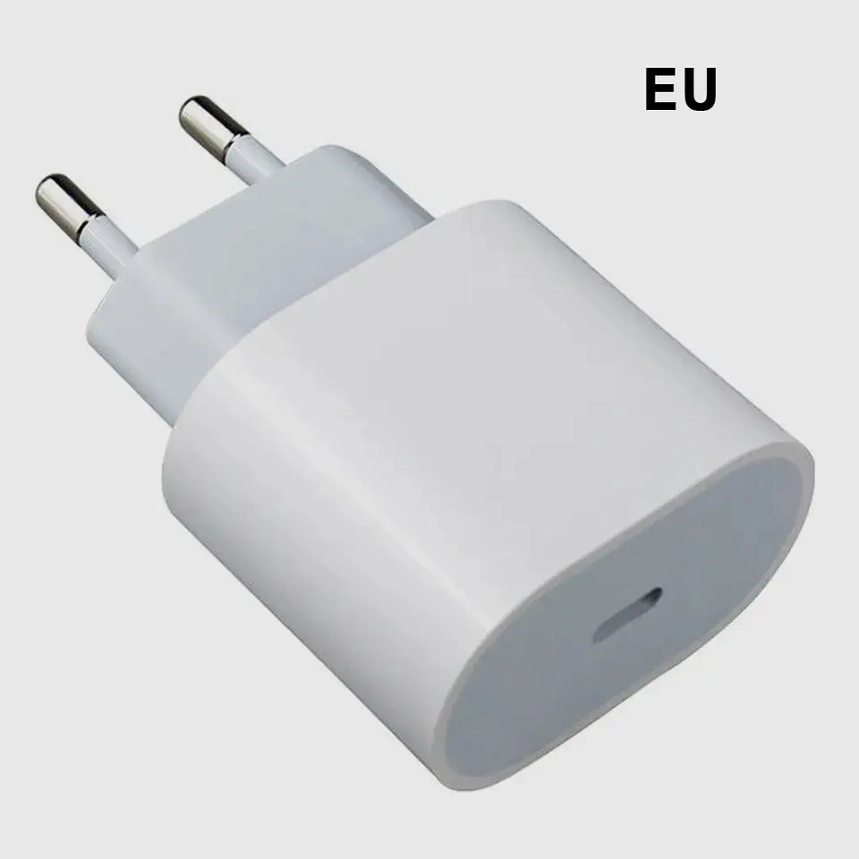 High-Quality UK 3 Pin Plug 20W USB-C Power Adapter Charger for Phone 15 14 13 PRO Max Fast Charging Type C Pd Charger