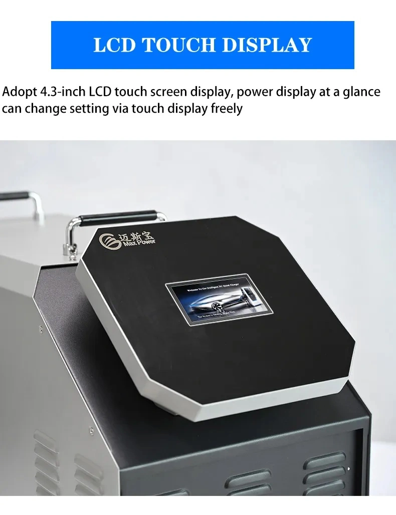 Movable 30kw DC Solar Gbt Fast Charging Station for Electric Vehicles